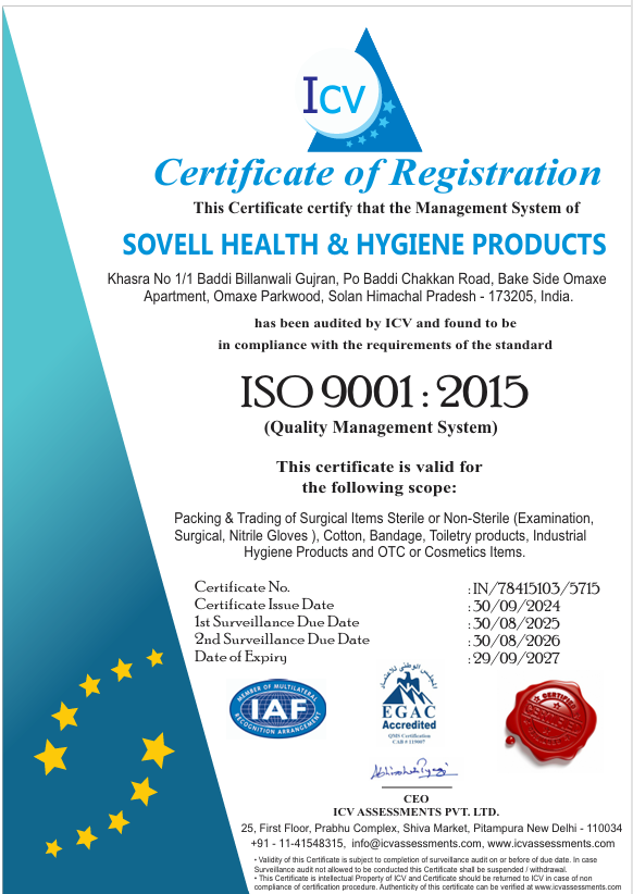 ISO 9001:2015 Certificate